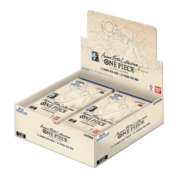One Piece Card Game - Extra Booster 02 (EB-02) Anime 25th One Piece Card Game - Extra Booster 02 (EB-02) Anime 25th