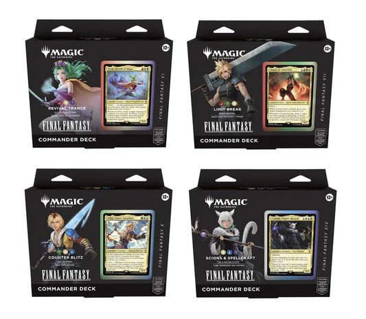 MTG Final Fantasy Commander Decks (Set of 4)