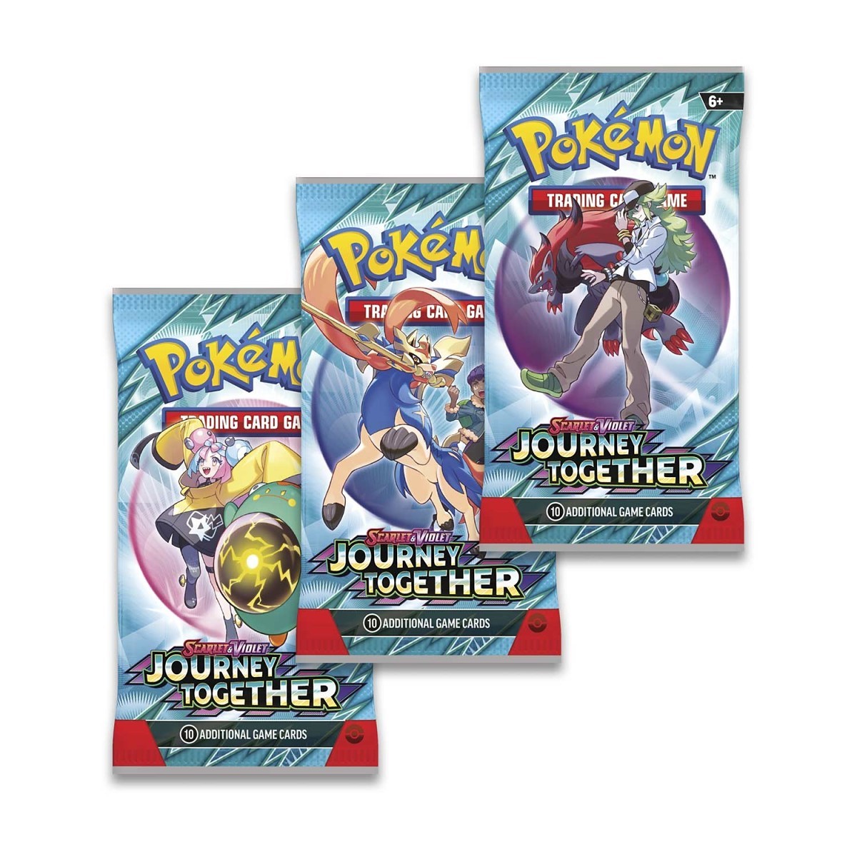 Pokémon TCG: Scarlet & Violet-Journey Together 3 Booster Packs & Scrafty Promo Card