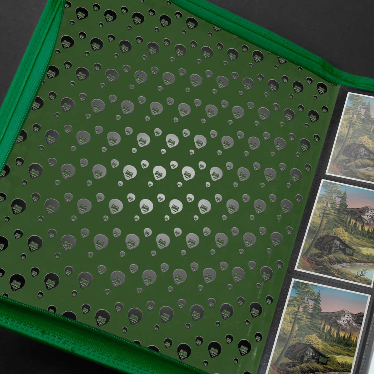Ultra Pro - Zip Binder Pro - 9 Pocket - Bob Ross Mountain Retreat