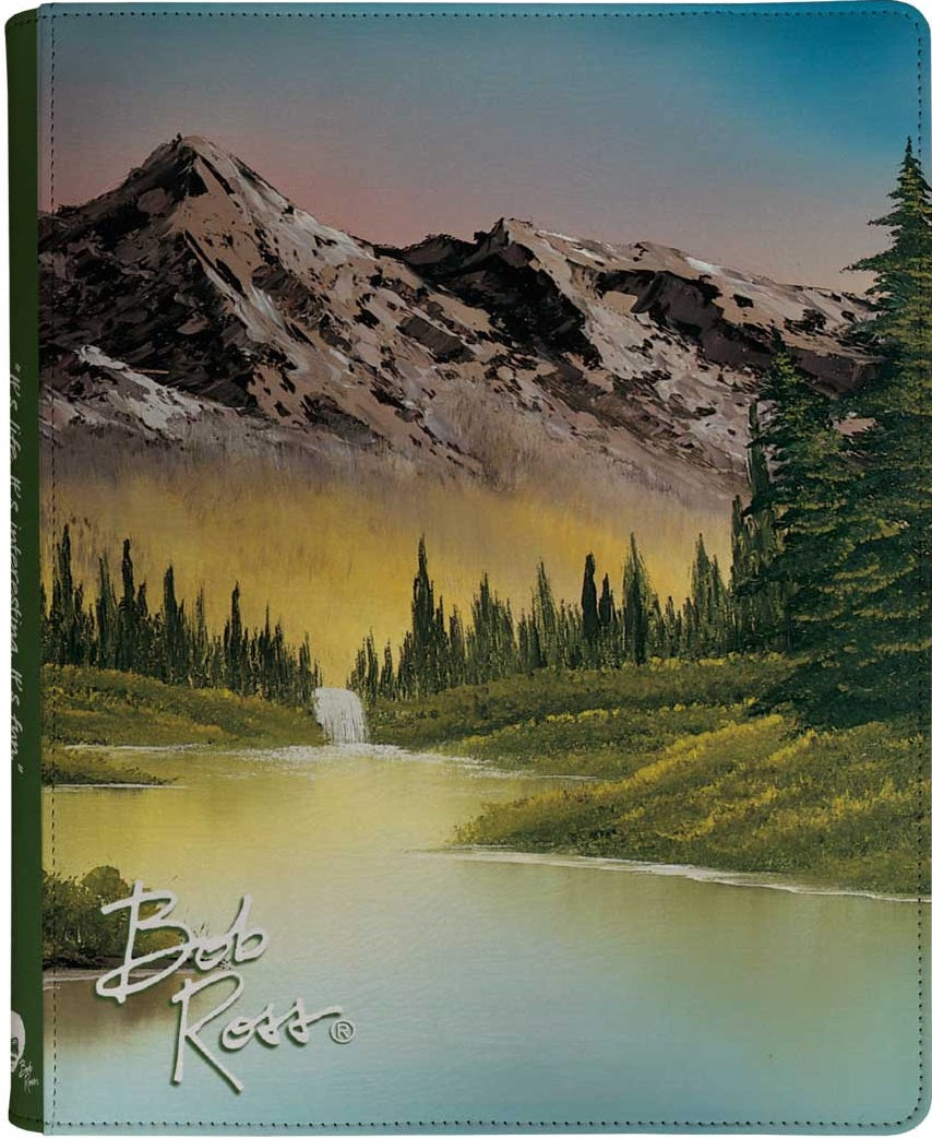 Ultra Pro - Zip Binder Pro - 9 Pocket - Bob Ross Mountain Retreat