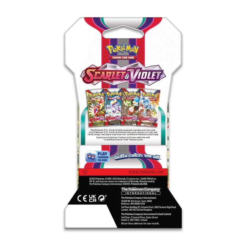 Scarlet & Violet - Sleeved Booster Pack IN STORE ONLY