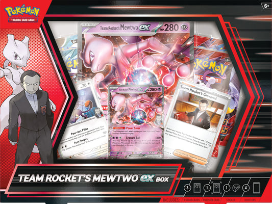 POKEMON TEAM ROCKET’S MEWTWO EX BOX
