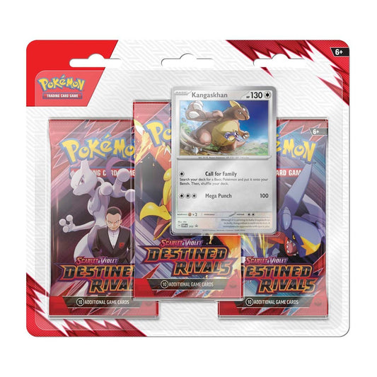 Pokémon TCG: Scarlet & Violet-Destined Rivals 3 Booster Packs & Promo Card
