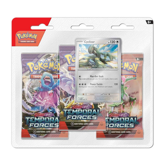 Pokémon TCG: Scarlet & Violet-Temporal Forces 3 Booster Packs & Promo Card